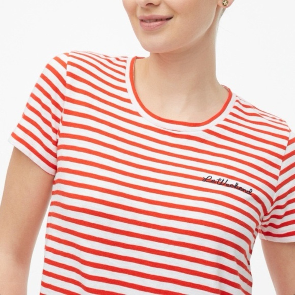 {J Crew} ‘le weekend’ t-shirt 🌟 3/$25